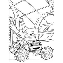 Disegno da colorare: Blaze e the Monster Machines (Cartoni Animati e Serie Animate) #199459 - Pagine da Colorare Stampabili Gratuite