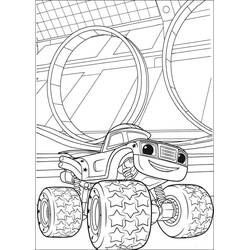 Disegno da colorare: Blaze e the Monster Machines (Cartoni Animati e Serie Animate) #199461 - Pagine da Colorare Stampabili Gratuite