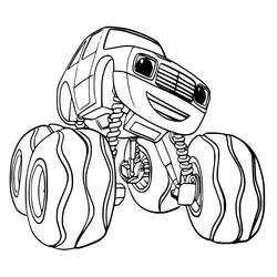 Disegno da colorare: Blaze e the Monster Machines (Cartoni Animati e Serie Animate) #199465 - Pagine da Colorare Stampabili Gratuite