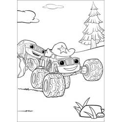 Disegno da colorare: Blaze e the Monster Machines (Cartoni Animati e Serie Animate) #199466 - Pagine da Colorare Stampabili Gratuite