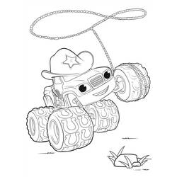 Disegno da colorare: Blaze e the Monster Machines (Cartoni Animati e Serie Animate) #199467 - Pagine da Colorare Stampabili Gratuite