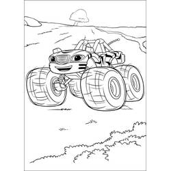 Disegno da colorare: Blaze e the Monster Machines (Cartoni Animati e Serie Animate) #199468 - Pagine da Colorare Stampabili Gratuite