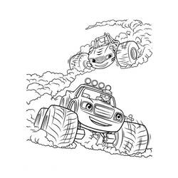 Disegno da colorare: Blaze e the Monster Machines (Cartoni Animati e Serie Animate) #199470 - Pagine da Colorare Stampabili Gratuite