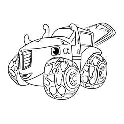 Disegno da colorare: Blaze e the Monster Machines (Cartoni Animati e Serie Animate) #199471 - Pagine da Colorare Stampabili Gratuite