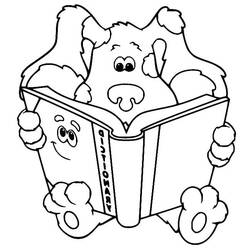 Disegni da colorare: Blue's Clues - Pagine da Colorare Stampabili Gratuite