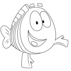 Disegni da colorare: Bubble Guppies - Pagine da Colorare Stampabili Gratuite
