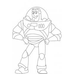 Disegni da colorare: Buzz Lightyear of Star Command - Pagine da Colorare Stampabili Gratuite