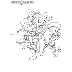 Disegno da colorare: Code Lyoko (Cartoni Animati e Serie Animate) #204624 - Pagine da Colorare Stampabili Gratuite