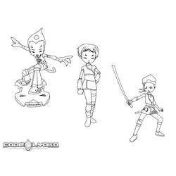 Disegno da colorare: Code Lyoko (Cartoni Animati e Serie Animate) #204643 - Pagine da Colorare Stampabili Gratuite