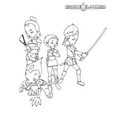 Disegno da colorare: Code Lyoko (Cartoni Animati e Serie Animate) #204644 - Pagine da Colorare Stampabili Gratuite