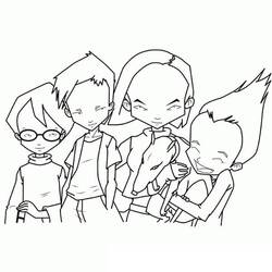 Disegno da colorare: Code Lyoko (Cartoni Animati e Serie Animate) #204646 - Pagine da Colorare Stampabili Gratuite