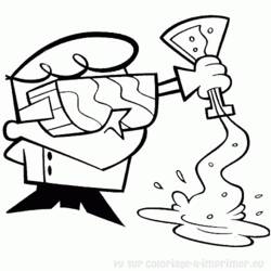Disegno da colorare: Dexter Laboratory (Cartoni Animati e Serie Animate) #50452 - Pagine da Colorare Stampabili Gratuite