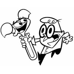 Disegno da colorare: Dexter Laboratory (Cartoni Animati e Serie Animate) #50456 - Pagine da Colorare Stampabili Gratuite