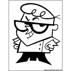 Disegni da colorare: Dexter Laboratory - Pagine da Colorare Stampabili Gratuite