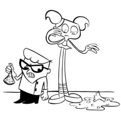 Disegno da colorare: Dexter Laboratory (Cartoni Animati e Serie Animate) #50660 - Pagine da Colorare Stampabili Gratuite