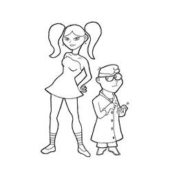 Disegno da colorare: Dexter Laboratory (Cartoni Animati e Serie Animate) #50661 - Pagine da Colorare Stampabili Gratuite