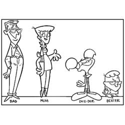 Disegno da colorare: Dexter Laboratory (Cartoni Animati e Serie Animate) #50662 - Pagine da Colorare Stampabili Gratuite