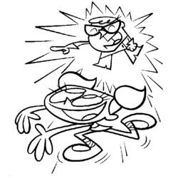 Disegno da colorare: Dexter Laboratory (Cartoni Animati e Serie Animate) #50736 - Pagine da Colorare Stampabili Gratuite
