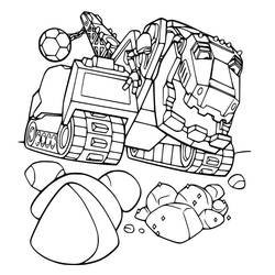 Disegni da colorare: Dinotrux - Pagine da Colorare Stampabili Gratuite