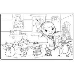 Disegno da colorare: Doc McStuffins (Cartoni Animati e Serie Animate) #187220 - Pagine da Colorare Stampabili Gratuite
