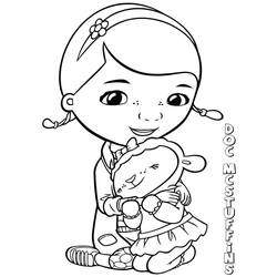 Disegno da colorare: Doc McStuffins (Cartoni Animati e Serie Animate) #187221 - Pagine da Colorare Stampabili Gratuite