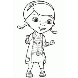 Disegno da colorare: Doc McStuffins (Cartoni Animati e Serie Animate) #187224 - Pagine da Colorare Stampabili Gratuite