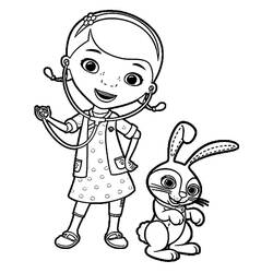 Disegno da colorare: Doc McStuffins (Cartoni Animati e Serie Animate) #187225 - Pagine da Colorare Stampabili Gratuite