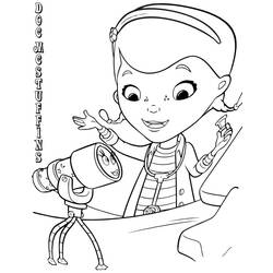 Disegno da colorare: Doc McStuffins (Cartoni Animati e Serie Animate) #187227 - Pagine da Colorare Stampabili Gratuite