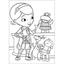 Disegno da colorare: Doc McStuffins (Cartoni Animati e Serie Animate) #187229 - Pagine da Colorare Stampabili Gratuite