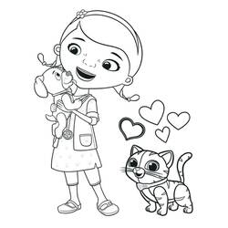 Disegno da colorare: Doc McStuffins (Cartoni Animati e Serie Animate) #187243 - Pagine da Colorare Stampabili Gratuite