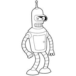 Disegni da colorare: Futurama - Pagine da Colorare Stampabili Gratuite