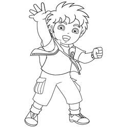 Disegno da colorare: Go Diego! (Cartoni Animati e Serie Animate) #48504 - Pagine da Colorare Stampabili Gratuite