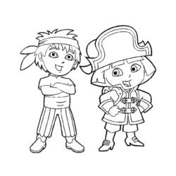 Disegno da colorare: Go Diego! (Cartoni Animati e Serie Animate) #48529 - Pagine da Colorare Stampabili Gratuite