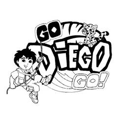 Disegno da colorare: Go Diego! (Cartoni Animati e Serie Animate) #48551 - Pagine da Colorare Stampabili Gratuite
