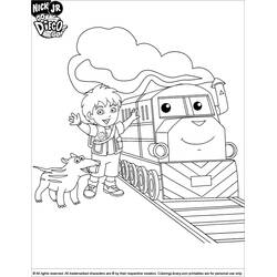 Disegno da colorare: Go Diego! (Cartoni Animati e Serie Animate) #48563 - Pagine da Colorare Stampabili Gratuite