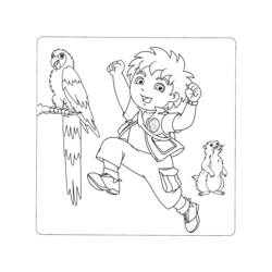 Disegno da colorare: Go Diego! (Cartoni Animati e Serie Animate) #48679 - Pagine da Colorare Stampabili Gratuite