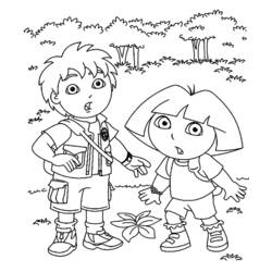 Disegno da colorare: Go Diego! (Cartoni Animati e Serie Animate) #48687 - Pagine da Colorare Stampabili Gratuite