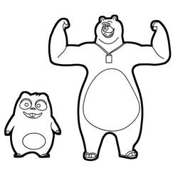 Disegno da colorare: Grizzy e the Lemmings (Cartoni Animati e Serie Animate) #182440 - Pagine da Colorare Stampabili Gratuite