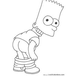 Disegni da colorare: I Simpson - Pagine da Colorare Stampabili Gratuite