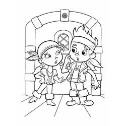 Disegno da colorare: Jake e the Never Land Pirates (Cartoni Animati e Serie Animate) #42240 - Pagine da Colorare Stampabili Gratuite