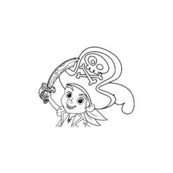 Disegno da colorare: Jake e the Never Land Pirates (Cartoni Animati e Serie Animate) #42263 - Pagine da Colorare Stampabili Gratuite