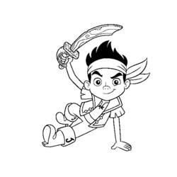 Disegno da colorare: Jake e the Never Land Pirates (Cartoni Animati e Serie Animate) #42268 - Pagine da Colorare Stampabili Gratuite