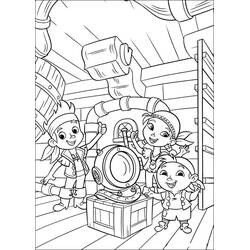 Disegno da colorare: Jake e the Never Land Pirates (Cartoni Animati e Serie Animate) #42394 - Pagine da Colorare Stampabili Gratuite
