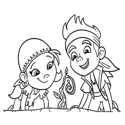 Disegno da colorare: Jake e the Never Land Pirates (Cartoni Animati e Serie Animate) #42449 - Pagine da Colorare Stampabili Gratuite
