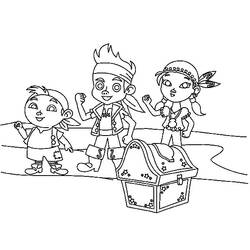 Disegno da colorare: Jake e the Never Land Pirates (Cartoni Animati e Serie Animate) #42475 - Pagine da Colorare Stampabili Gratuite
