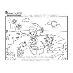 Disegno da colorare: Jake e the Never Land Pirates (Cartoni Animati e Serie Animate) #42513 - Pagine da Colorare Stampabili Gratuite