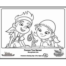 Disegno da colorare: Jake e the Never Land Pirates (Cartoni Animati e Serie Animate) #42523 - Pagine da Colorare Stampabili Gratuite