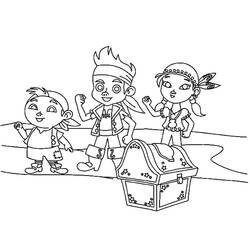 Disegno da colorare: Jake e the Pirates (Cartoni Animati e Serie Animate) #205868 - Pagine da Colorare Stampabili Gratuite