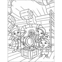 Disegno da colorare: Jake e the Pirates (Cartoni Animati e Serie Animate) #205883 - Pagine da Colorare Stampabili Gratuite