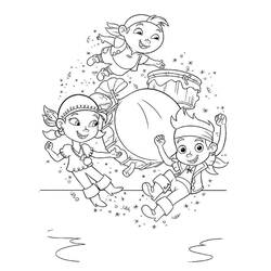 Disegno da colorare: Jake e the Pirates (Cartoni Animati e Serie Animate) #205884 - Pagine da Colorare Stampabili Gratuite